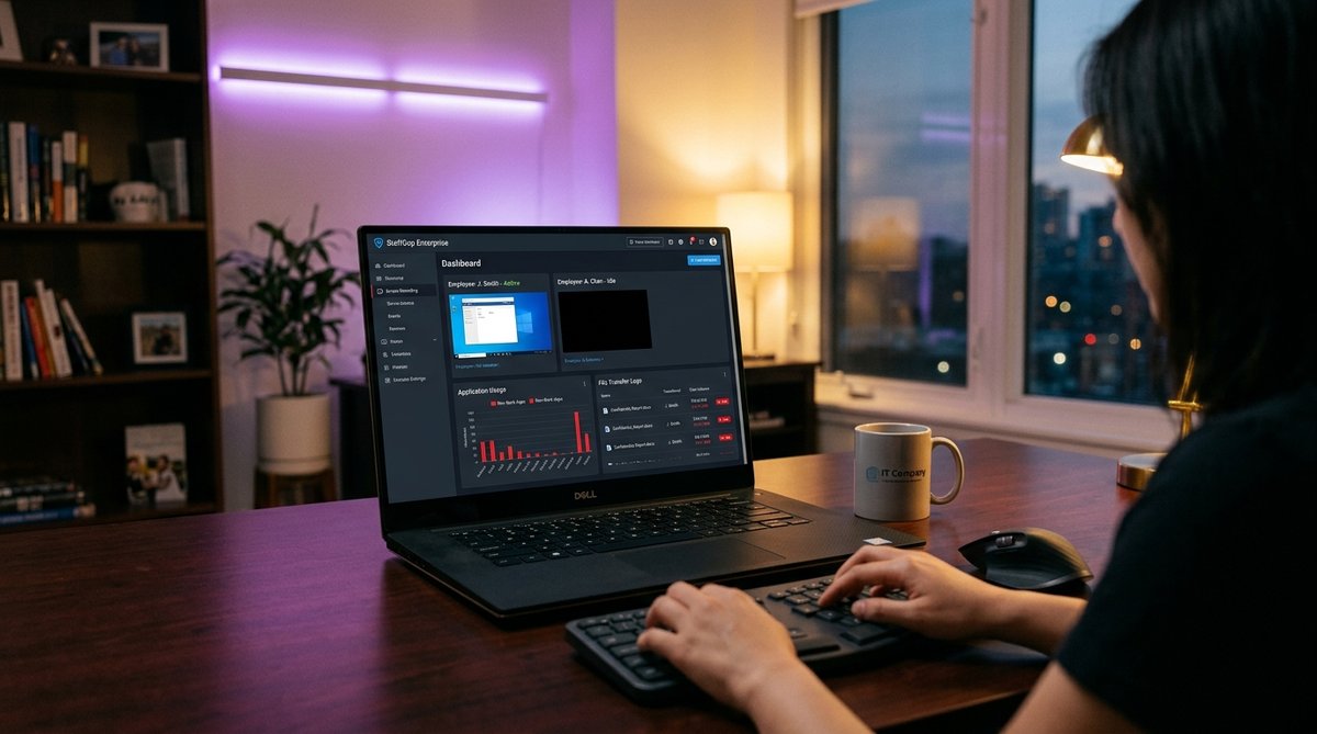 StaffCop Enterprise employee monitoring dashboard