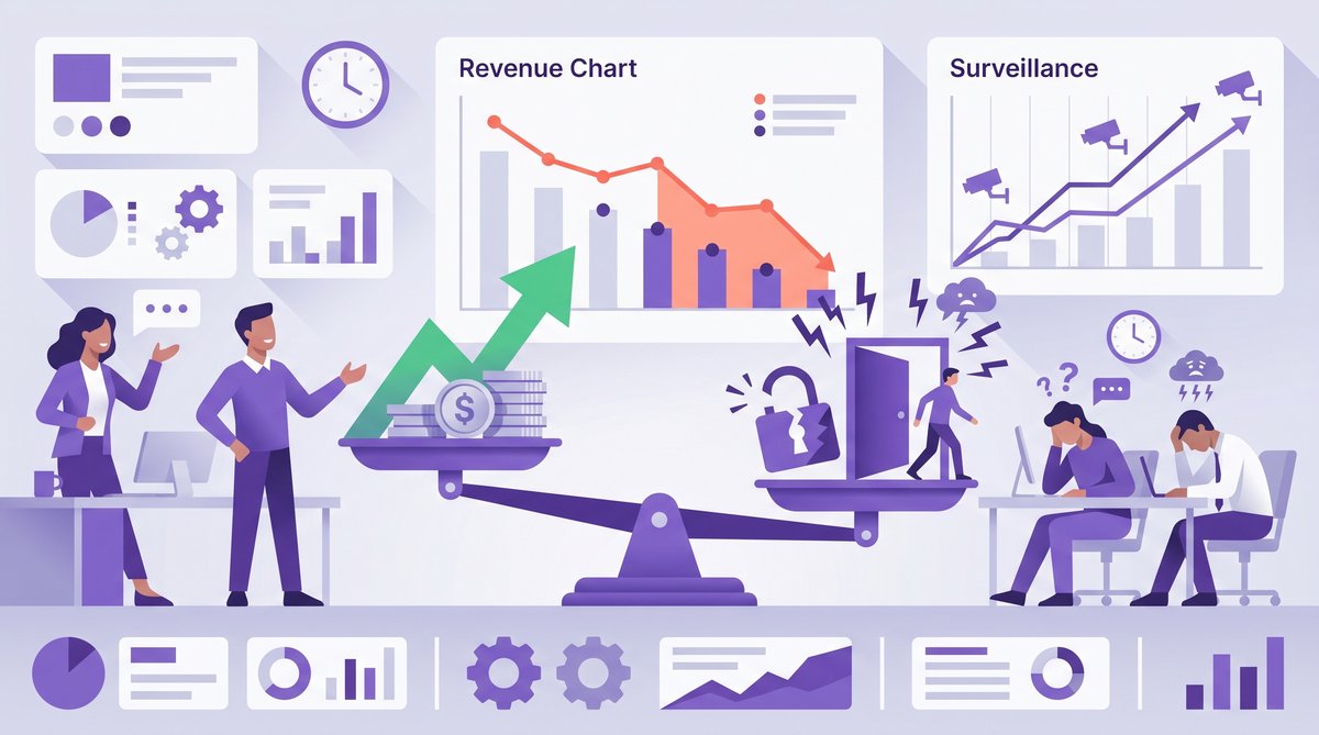 The real cost of employee monitoring - ROI trust and turnover analysis