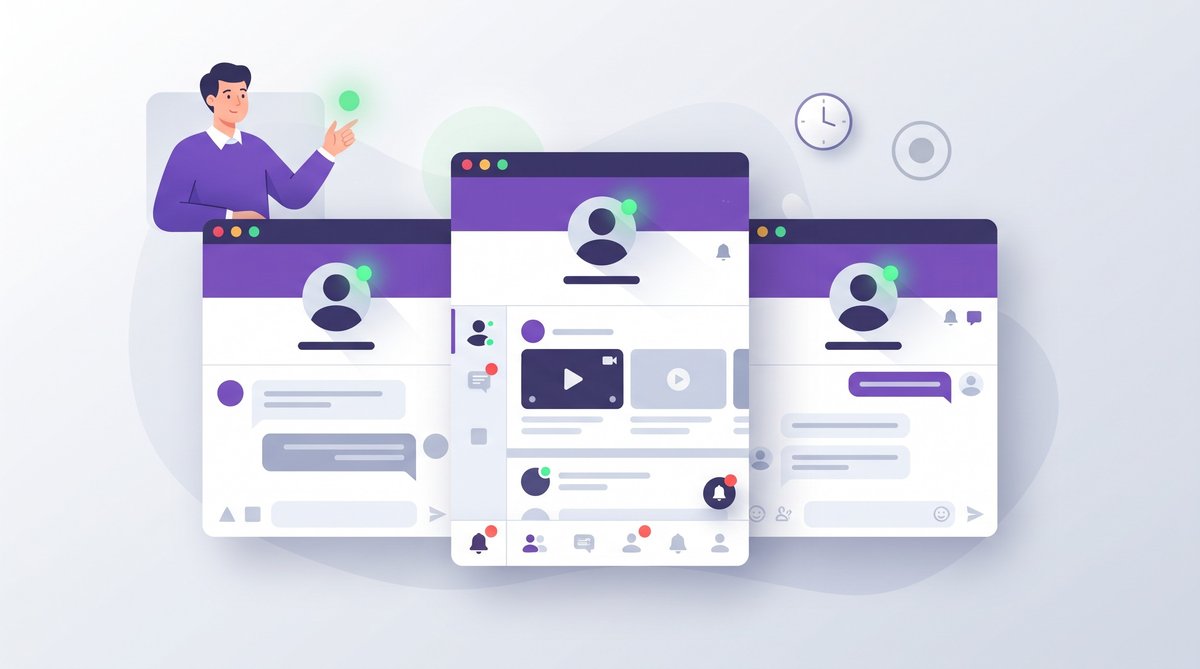 Keep your status active and green across Slack, Microsoft Teams, and Zoom