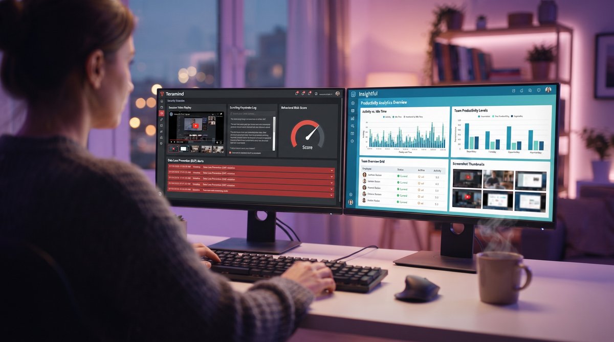 Teramind vs Insightful employee monitoring comparison