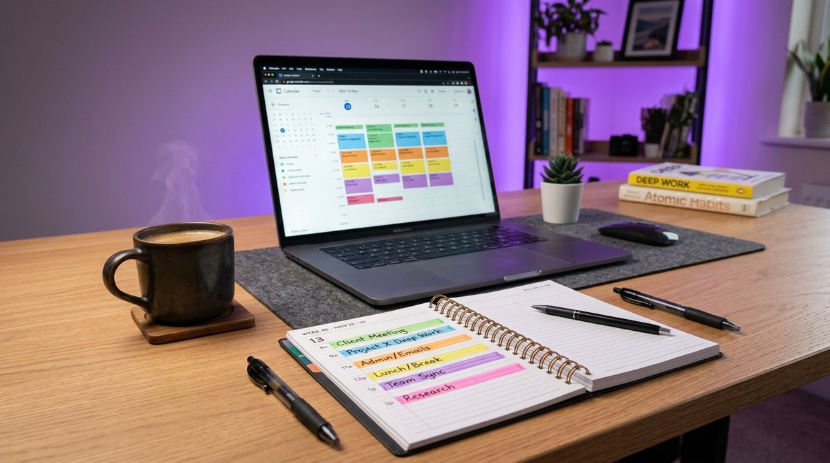 Time blocking productivity guide