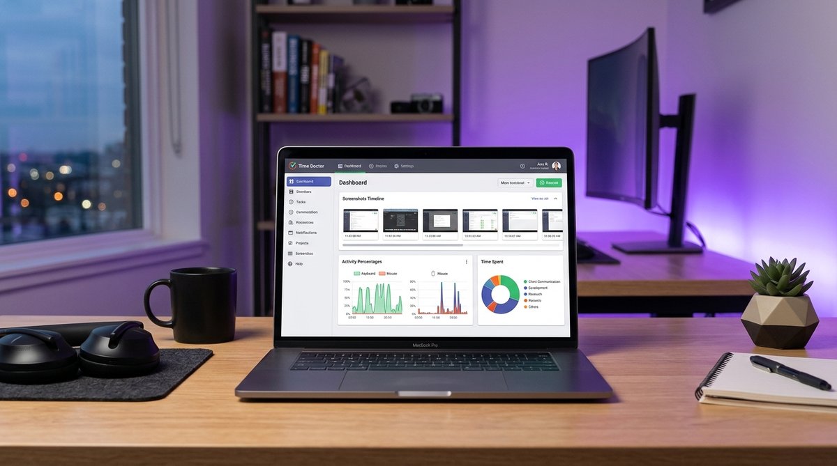Time Doctor employee monitoring review with activity tracking