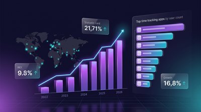 Time tracking statistics and usage trends 2026
