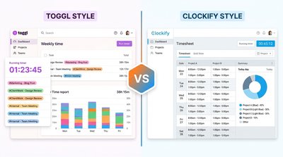 Toggl vs Clockify